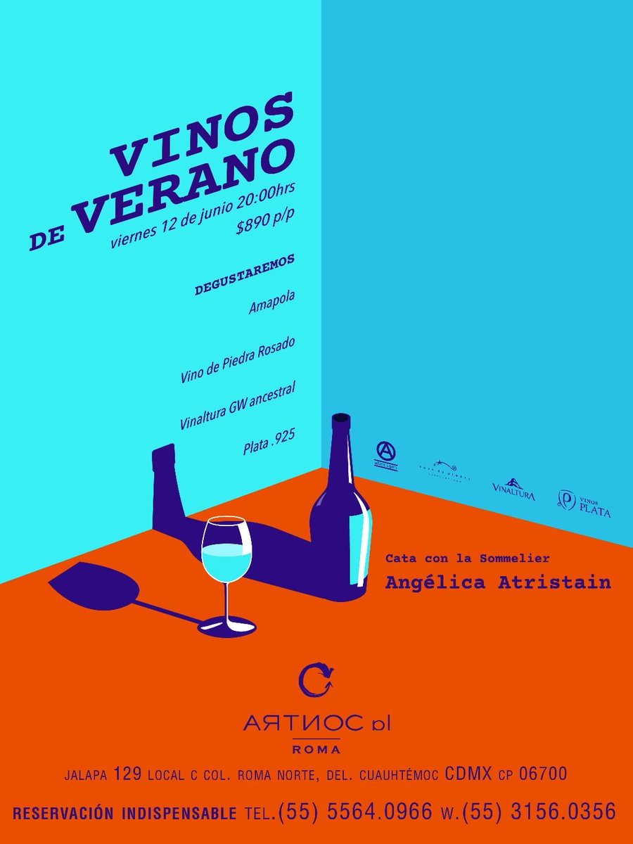 VinoParaiso's tweet photo. In Mexico for the World Cup? Stay for the wine. 🇲🇽🍷
Taste 4 Mexican labels, learn the stories behind them, and kick off summer with a glass in hand. Relaxed, fun, and welcoming to all wine lovers. Meet us at La Contra - Jalapa 129 Roma Norte at 8:00 pm! https://t.co/1yBjYlIlNQ