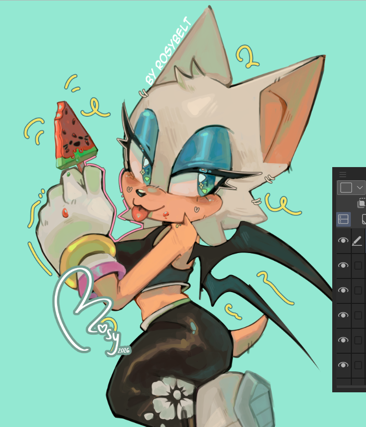 RosybeltMoonk's tweet photo. New technique of rendering with some bat gal.

#Sonicthehedgehog #Rougethebat https://t.co/WMYOaqaxuh