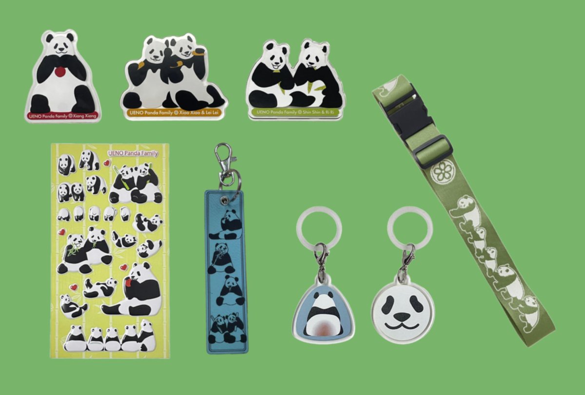 UENO_Info's tweet photo. ＼🐼第四弾グッズのお知らせ🐼／

#上野案内所 では、6月も新商品が続々登場！〈第四弾〉のグッズはアクリルマグネット、トラベルスタイベルト、ぷにパンダシール、フライトタグ、目印になるアクリルキーホルダーです。楽しみにしていてくださいね♪😊

▼詳細はこちら
https://t.co/3EPaZEjXdR https://t.co/t34NlBASeh