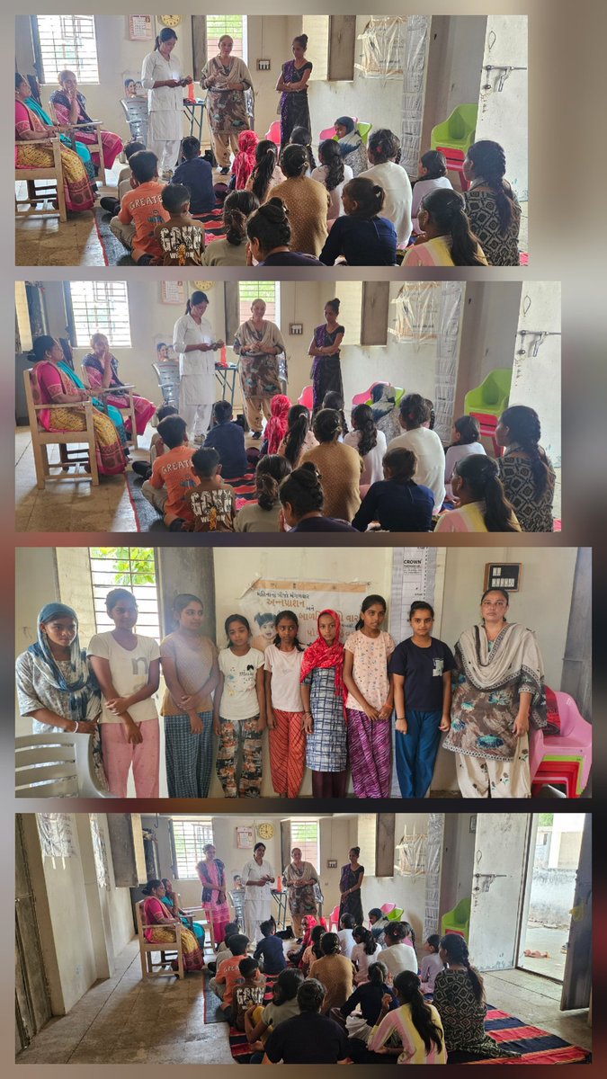 mansuri_pi76312's tweet photo. વડાલી તાલુકાના તમામ VHSC ગામોમાં #Rksk પ્રોગ્રામ અંતર્ગત “એડોલેસન હેલ્થ એન્ડ વેલનેસ દિવસ” ની ઉજવણી કરવામાં આવી.
કાર્યક્રમ દરમિયાન કિશોર-કિશોરીઓને “તંદુરસ્ત વૃદ્ધિ અને વિકાસ” વિષય પર માર્ગદર્શન આપવામાં આવ્યું.
#AHWD #RKSK #વડાલી #HealthAwareness https://t.co/DuCB9bYHs7