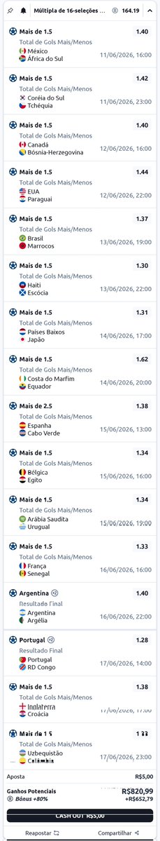 LuizMiguel10x's tweet photo. Fiz essa de over gols + favoritos
Vou com apenas 1% 

@Playbook 👇🏾 https://t.co/lpERjitviC