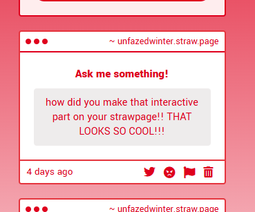unfazedwinter's tweet photo. im unsure which part youre talking about but you can find the cool interactive stuff in the library ! https://t.co/CMLRN0dx6R