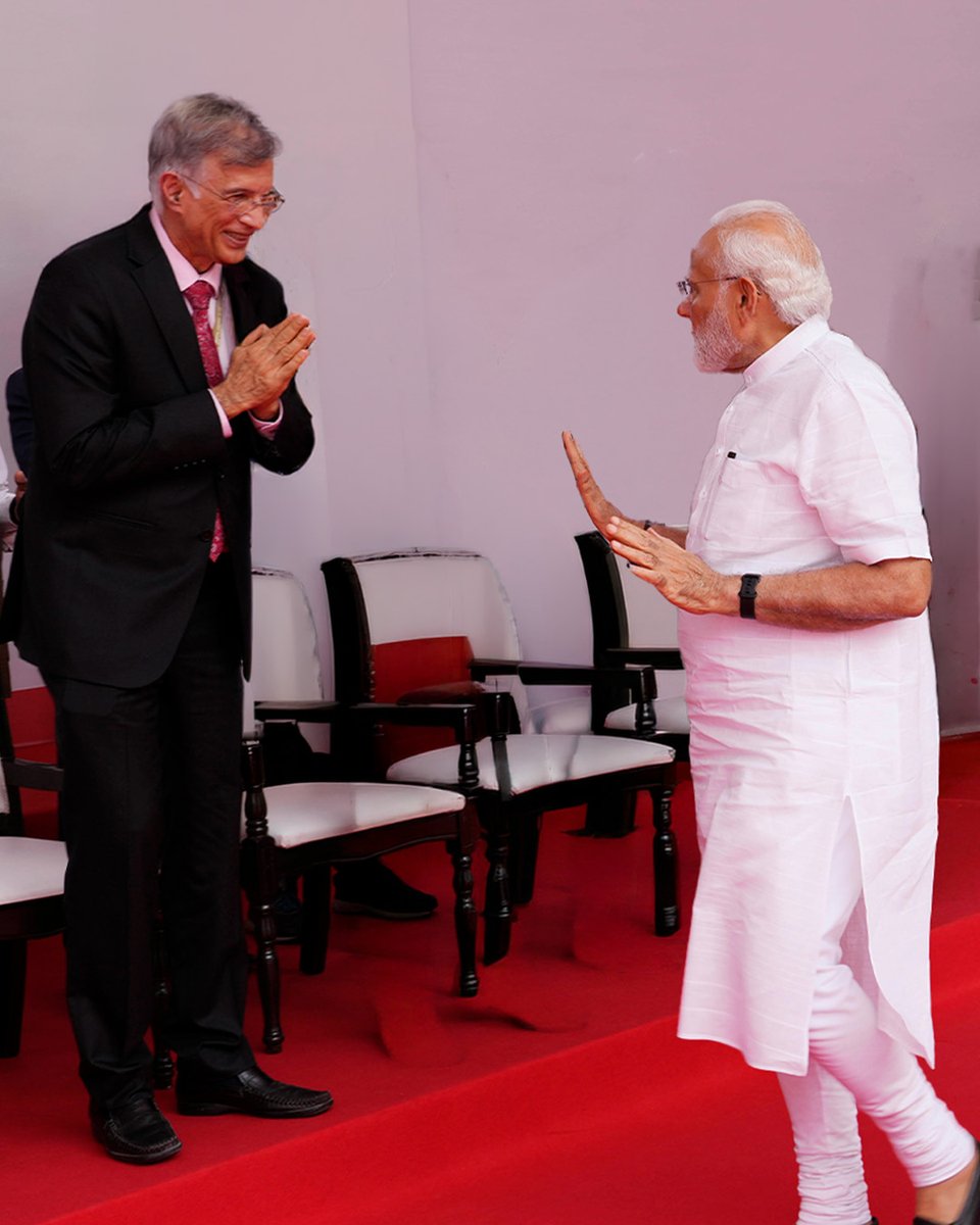 N_Hiranandani's tweet photo. Congratulations, Hon’ble PM Narendra Modi, on a landmark leadership milestone. Under your transformative leadership, India emerges confidently as a global superpower, ushering in Naya Bharat ka Suvarna Yug. India not only salutes but firmly stands with you! Jai Hind! @PMOIndia https://t.co/1U0aGAyCNW