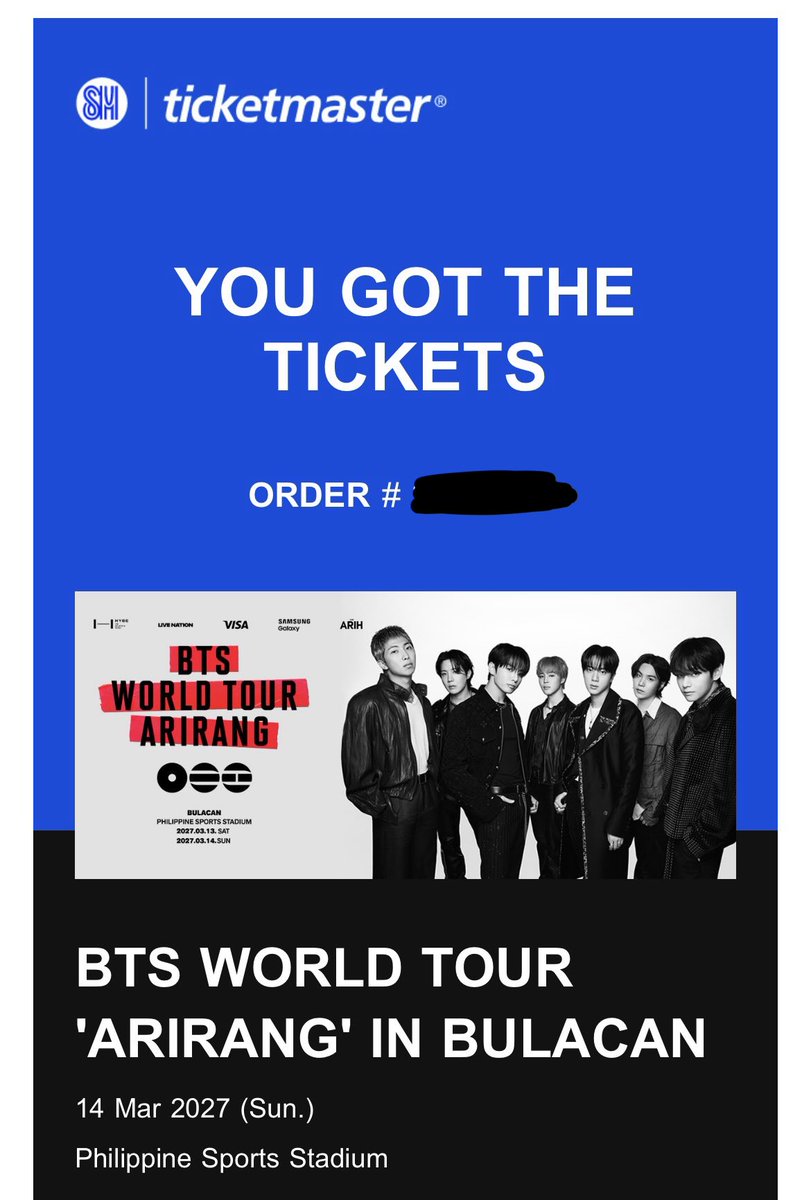 UnholyBB's tweet photo. Still can’t believe I got the tickets with just sheer luck, will power, and lots of prayers 😭

New problem, tickets from mindanao to manila (vise versa), shuttle to bulacan, place to stay in manila 😁

Goodbye to my savings 

#BTS_ARIRANG_IN_BULACAN
#BTS_ARIRANG_TOUR_BULACAN https://t.co/OHVeV1xsFE