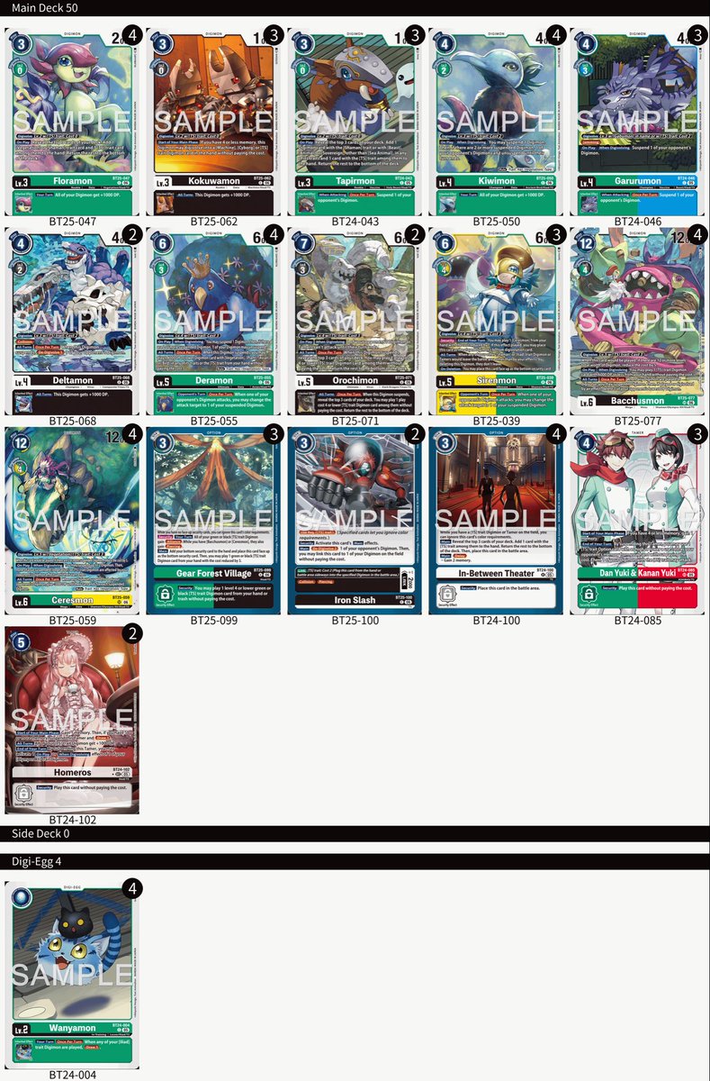 ollyyys_tcg's tweet photo. Digimon Locals BT25

@grstevenage 

Deck: Gear Forest (Bacchus/Ceres)

R1: Rebootmon 1-1-0 ✅
R2: GraceNova TS 1-1-0 ✅
R3: Glowing Dawn 2-0 ✅

Place: 1st 🥇

Trying out a new deck from BT25! 

Bacchus + Ceresmon Combo is INSANELY strong and very sticky! https://t.co/q32Chf36zo