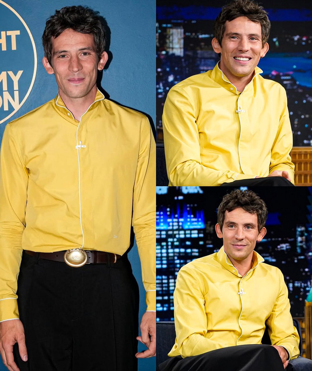 _filmcrave's tweet photo. Josh O’Connor photographed on the Jimmy Fallon Show for ‘DISCLOSURE DAY’. 📷 https://t.co/71tjfXVl98