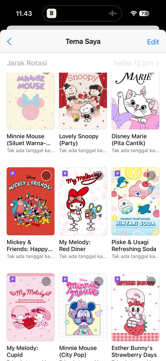 GaIocher's tweet photo. Ini yaaa tema line akuuu :-) aku tiap bulan beli line premium https://t.co/Zdn4SSzMQe