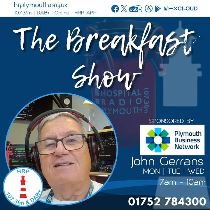 johngerrans's tweet photo. Wednesday breakfast show on https://t.co/RwkaGNUYlg includes great tunes all the usual features and more call 01752 784300 with your answers @hospitalradio @olver25 @PLsportsnews @RDInUHP @Skyline_Coach @StLukesPlymouth @UHP_IMT @UHP_NHS @VolunteeringUHP @UHPSiteServices https://t.co/Eleoj7nrn6
