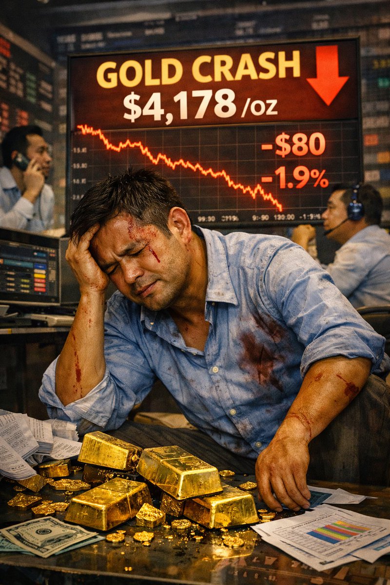 KedaiTrader's tweet photo. PRICE ALERT: Harga emas anjlok dibawah $4,200 seiring dengan meningkatnya ketegangan di Timur Tengah https://t.co/7DqKjI5WDu
