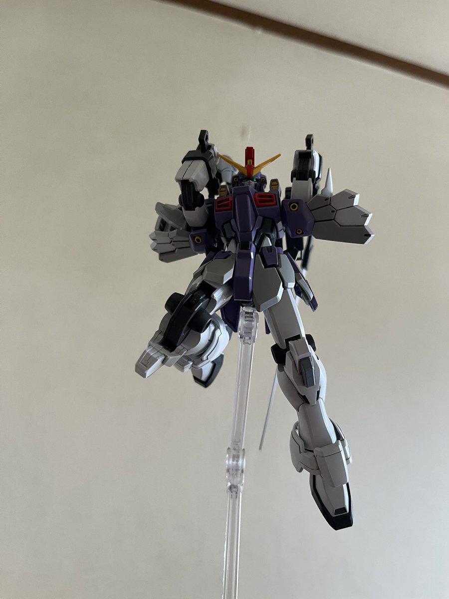 【ウェザリング塗装】HGAC 1/144ガンダムサンドロック改EW　塗装完成品 HGAC ガンダムサンドロック改(EW) パチ組み＋部分塗装終わりました