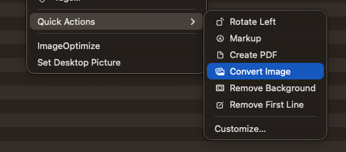 WantoW0RK's tweet photo. Quick Actions in Finder. Right-click. Resize. Convert. Compress. No app needed.

What macOS feature did you discover way too late? https://t.co/4s1ZK4rYTE