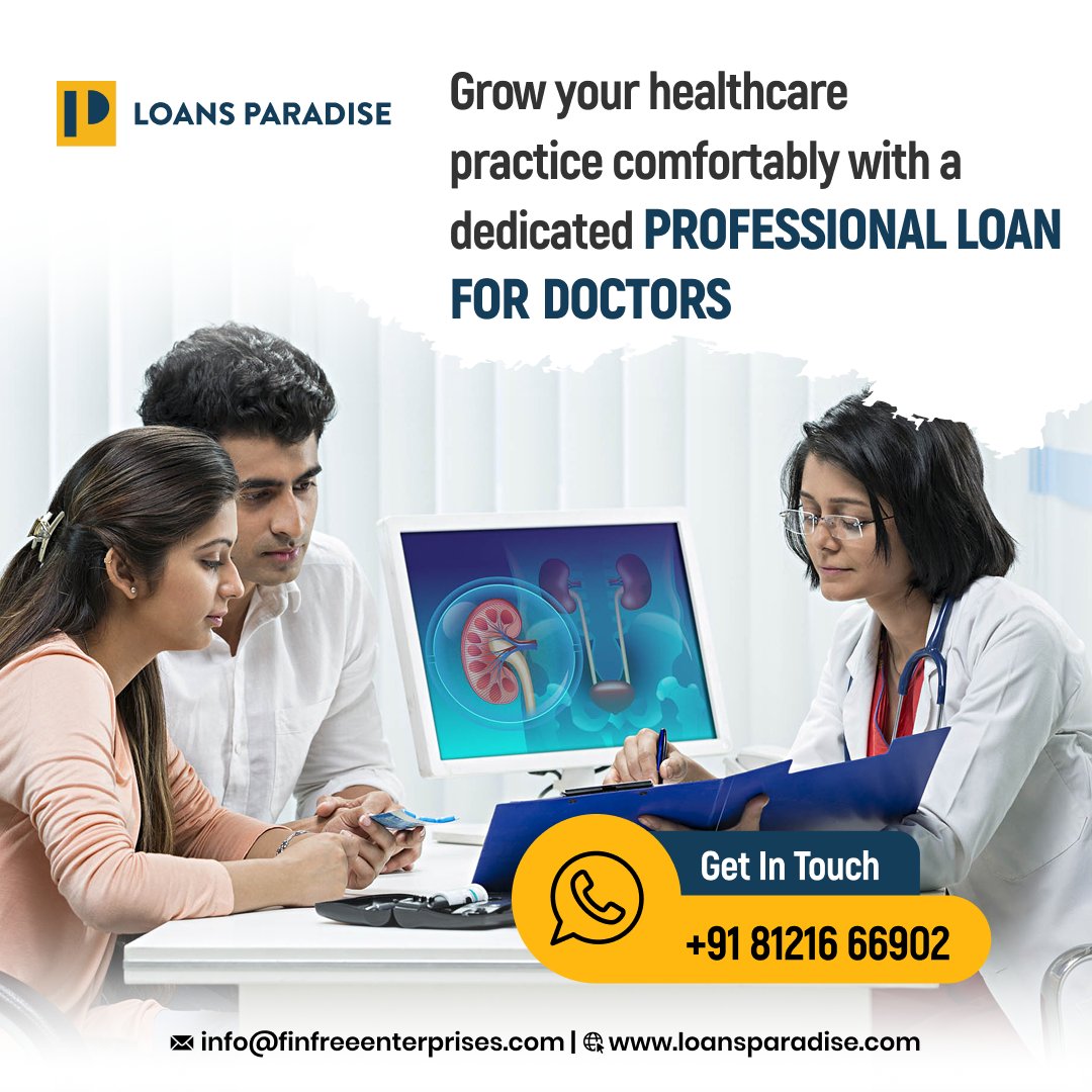 LoansParadise's tweet photo. Setting up a new branch or expanding your current clinic requires reliable capital. Specialized funding ensures you can build a modern space for your patients.

For details visit:https://t.co/VCBBPE31yb

#doctorloans #doctorloan #doctorloanspecialist #professionalloan #doctortips https://t.co/sk8nSnjEzU