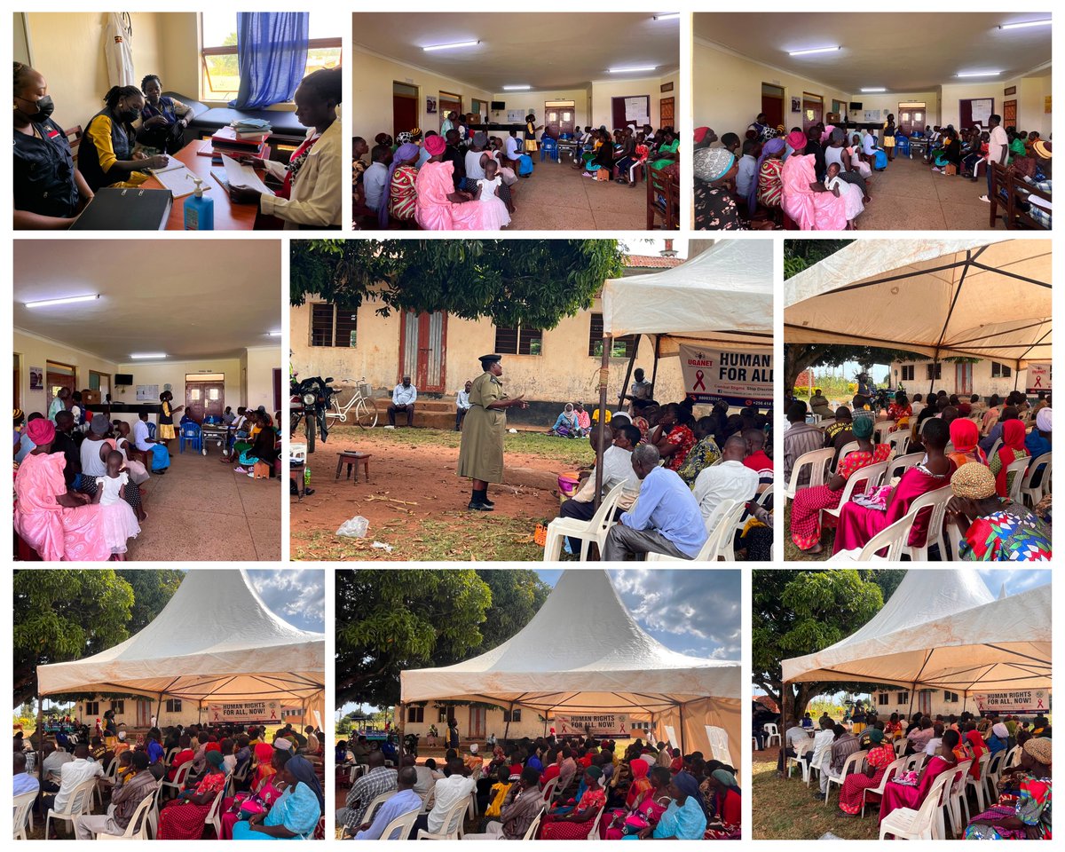 Uganetlaw's tweet photo. HAPPENING AT UGANET

Mayuge, Uganda — Day 5 of UGANET’s community outreach began with a morning sensitisation session at Muggi Health Centre III, where community members received information on their rights, access to justice, and available legal support services.

In the afternoon, the team engaged residents of Mpungwe Sub-county during a community sensitisation session held at Buyere Trading Centre. The discussions focused on empowering community members with knowledge to seek redress and access essential services.

We were also privileged to have the area Mama Police join the session and speak to community members on key issues affecting their safety, rights, and wellbeing, reinforcing the importance of collaboration in promoting justice and community protection. 

#UGANET4SocialJustice
