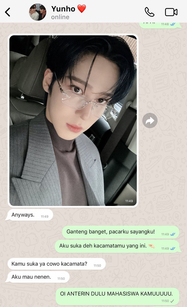 selfishwcltz's tweet photo. #윤낫 prof!yunnat joining the trend. https://t.co/dPt8o0zupt