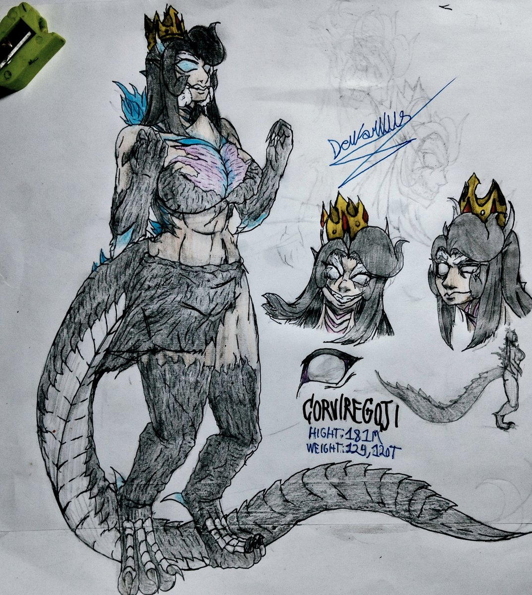 MegalosCrows's tweet photo. My Fangojin AND the fem versión https://t.co/TpPlqTRgbc