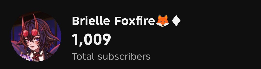 BrieFoxVT's tweet photo. Thank you guys for 1k subs on YouTube! https://t.co/cuLRZ76x2D