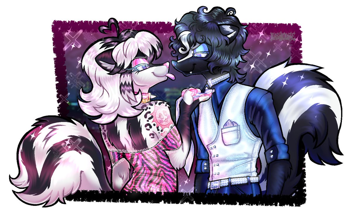 kash_core's tweet photo. c0mm for @TRICK2NIGHT 
SKUNK YAOI ! https://t.co/xsmhF5uFLU