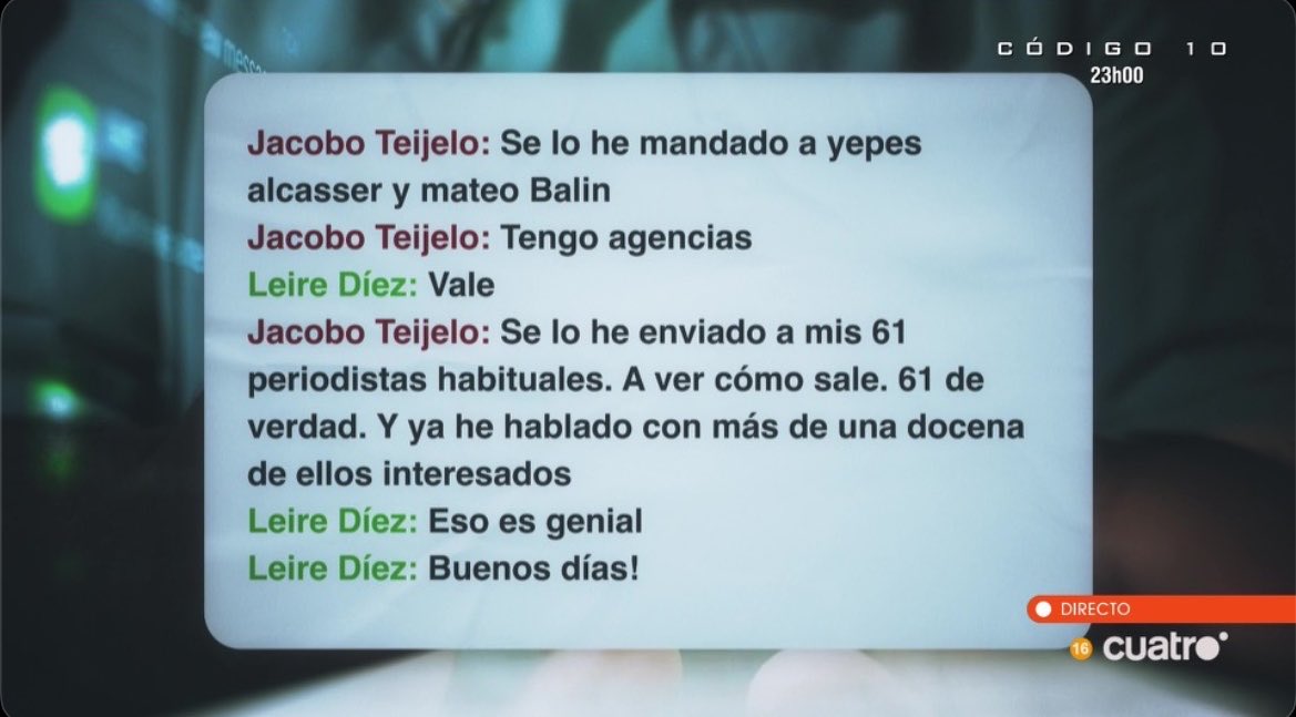 EmilioMontilla_'s tweet photo. El programa de Horizonte de Iker Jiménez desveló anoche que había al menos 61 periodistas que colaboraban con las cloacas de Ferraz. 

¿Quiénes pensáis que pueden ser? 

¿Algo que decir, @mateobalin? https://t.co/qKIHIvkCfH