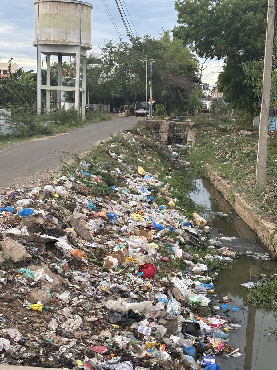 ms272200's tweet photo. @mdu_corp Large amounts of waste and plastic garbage have been dumped in this area, creating an unhygienic environment and affecting the surroundings. Kindly take immediate action to clear the waste. #CleanMadurai
📍opp to Radiance Theatre, Skikkandar Chavadi
@SR_thangapandi_ https://t.co/IRZuPk98Ea