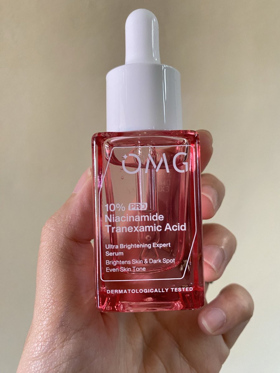 partofvio's tweet photo. Aku lagi rutin pakai OMG Brightening Expert Serum buat bantu samarin bekas jerawat &amp; bikin warna kulit lebih merata ✨

Yang paling aku notice justru tekstur kulit aku jadi keliatan lebih halus dan sehat https://t.co/BFxrlzGNO3