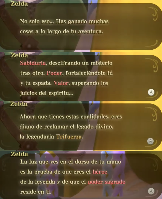 clsclin's tweet photo. @OniBelfi En Skyward Sword Link tiene la marca antes de conseguir las tres piezas. Zelda explica que la marca significa que tiene poder sagrado y que obtuvo las tres virtudes durante su viaje. https://t.co/9dG6Jl4F62