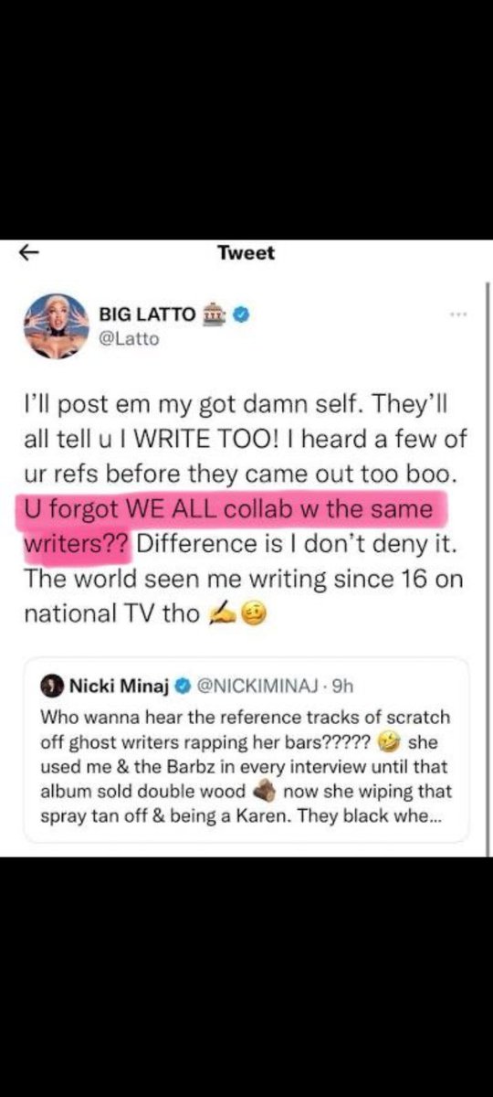 bardi_hive's tweet photo. @G4LMUSIC11AK @Brimcess11 Then go buy her album, the fuck 😒 🙄 https://t.co/l40HrfnVaR