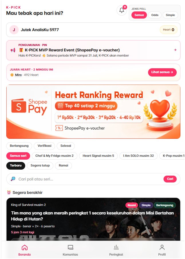 pika_pika_chuc's tweet photo. K-content fans don’t just watch.

We predict the final couple.
We guess the winner.
We defend our pick.
We come back after the episode to see who was right.

Now you can do it on K-PICK, with rewards until 31 July 2026.

#KPick #KReality https://t.co/3nG9dV2Fmm