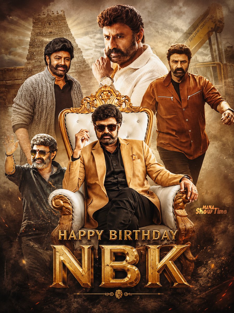RaamPrasath6's tweet photo. బాలనటుడిగా ప్రారంభమై పద్మభూషణ్ పురస్కార గ్రహీతగా ఎదిగిన నందమూరి బాలకృష్ణ గారి ప్రస్థానం లక్షల మందికి స్ఫూర్తి. తెలుగు సినీ సింహానికి హృదయపూర్వక జన్మదిన శుభాకాంక్షలు! #HappyBirthdayNBK https://t.co/Fwia5scD5M