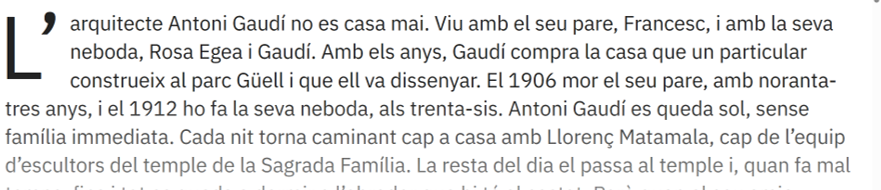 pauetvidal's tweet photo. Si no s'entén amb aquest exemple jo ja no sé com explicar-ho.

"El 1906 mor el seu pare i el 1912 la seva neboda".

Oi que s'entén, aquesta frase? Oi que cap lector pot entendre una altra cosa que no sigui el 1906 se li mor el pare i el 1912 se li mor la neboda? 
És inequívoca. https://t.co/17lMqPQPB4