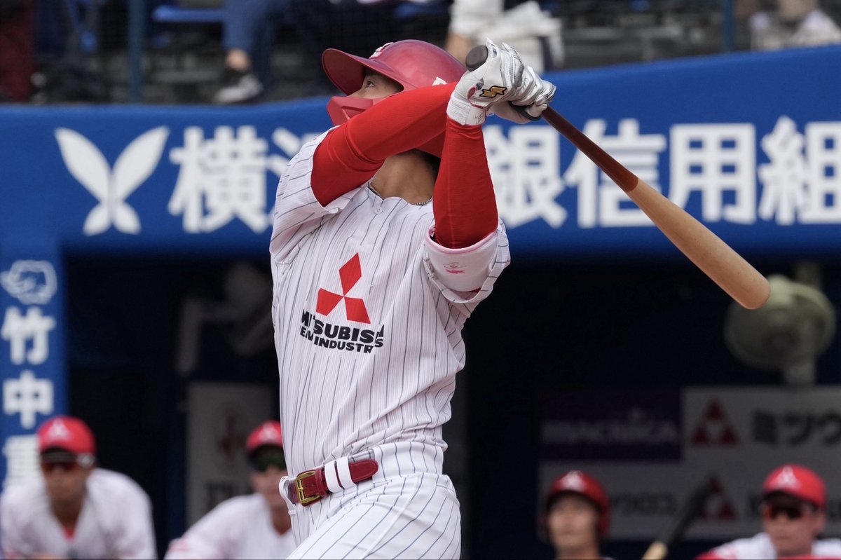 mhibaseball's tweet photo. 【三菱重工East】
試合終了、11-1で全川崎クラブに勝利しました！ご声援ありがとうございました🙇
明日はいよいよENEOSとの一戦、13:00より横浜スタジアム🏟️でお待ちしてます🔥
#三菱重工スポーツチャレンジ
#横浜スタジアム
https://t.co/U5FuYjEWcm https://t.co/Gf86L9qAJc
