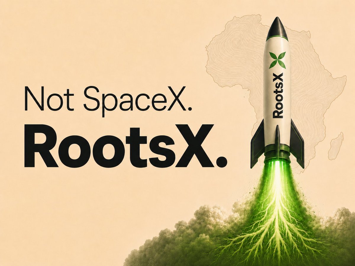 ROOTSX_OFFICIAL's tweet photo. Same X energy.
Different orbit.
RootsX is taking African RWA on-chain. 🚀🌍

#RootsX #RWA #Web3 #SpaceX https://t.co/KxwBDF4X3s