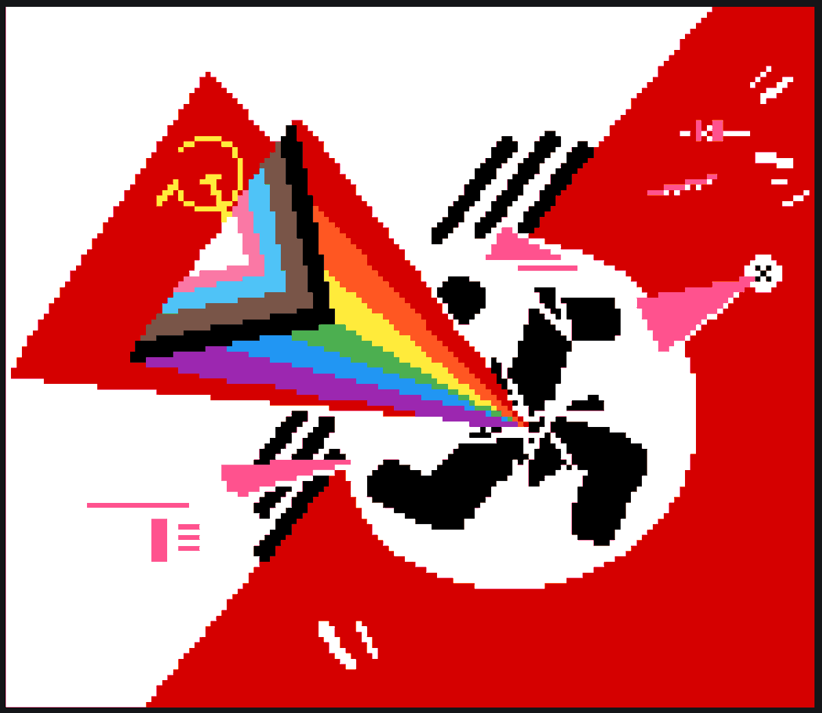 Dexnotrayray's tweet photo. #pridemonth #lgbtq #communism #antifa #pixilart #queerliberation https://t.co/JMxqSNYpPk