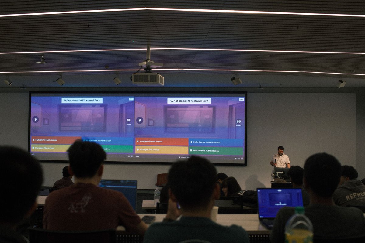 sectalks's tweet photo. Last night we celebrated our 100th Sectalks with a trivia night!
Thanks to our sponsors @Google @Atlassian and @secdim. 
Thank you to @utscsec for the venue and catering. As well as @elttam and @mercuryiss for sponsoring the bar tab so everyone gets free drinks to celebrate! https://t.co/CroBh2oTLg