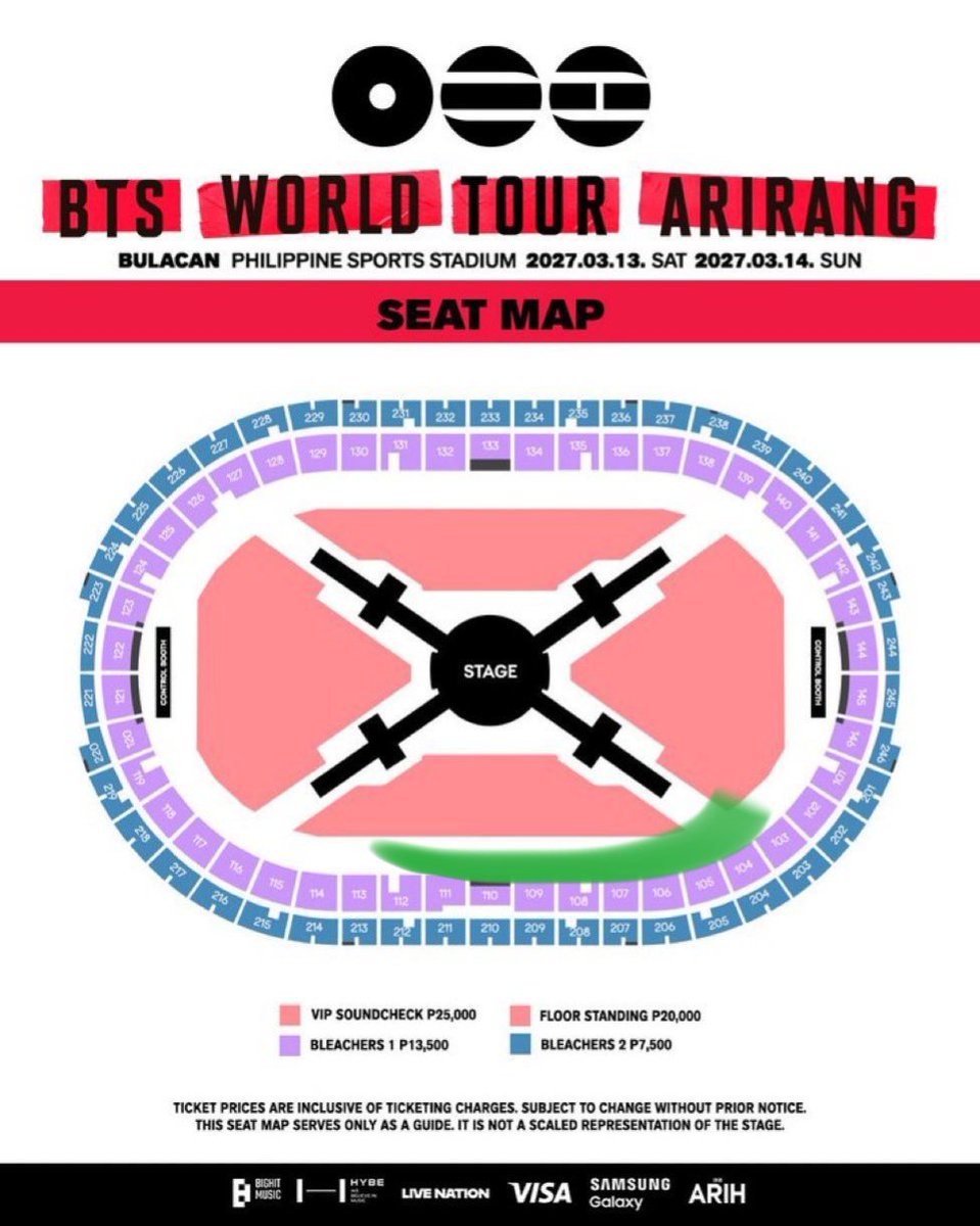 PhelixInjector's tweet photo. #WTS
BTS WORLD TOUR IN ASIA ARIRANG IN BULACAN MARCH 13 &amp; 14 DAY 1 &amp; 2 
AVAILABLE TICKETS;
2×VIP SOUNDCHECK 
3×FLOUR TICKETS 
2×BLEACHERS. 
Dm 
First come first serve
#BTS_WORLDTOUR_ARIRANG_BULACAN
#BTS_WORLDTOUR_ARIRANG_ASIA #bts_arirang_worldtour_cdmx https://t.co/mHI3LPhp7w