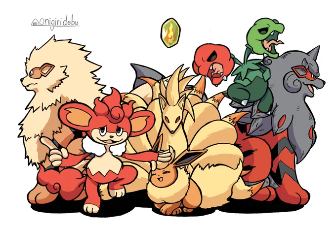 ほのおのいしポケモンズ