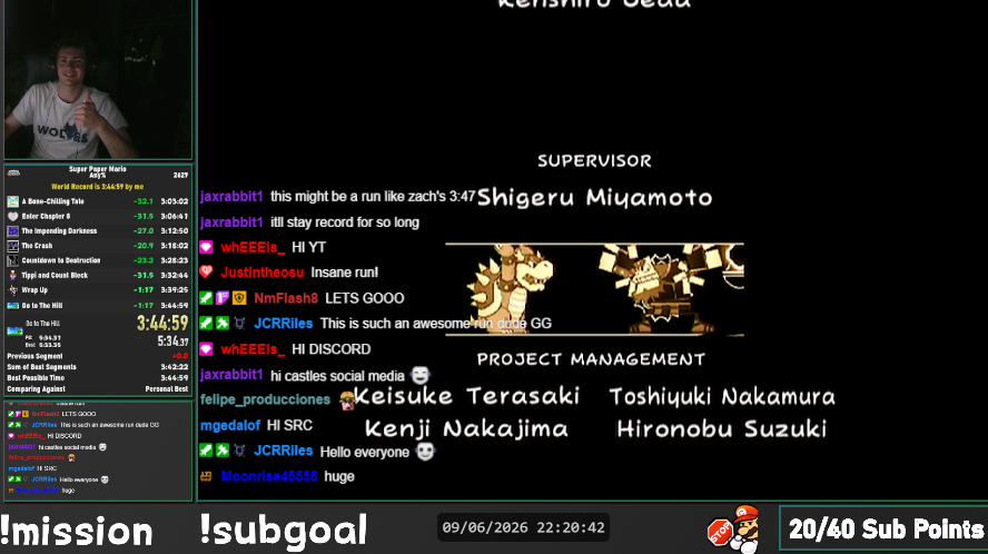 CastleSRRR's tweet photo. Easily my best speedrun to date!! Never really thought a 3:44 would happen but through lots of hard work we made it through!! Not sure how long this record will stand but I'm beyond satistfied!!! https://t.co/NpPYbNLY5v