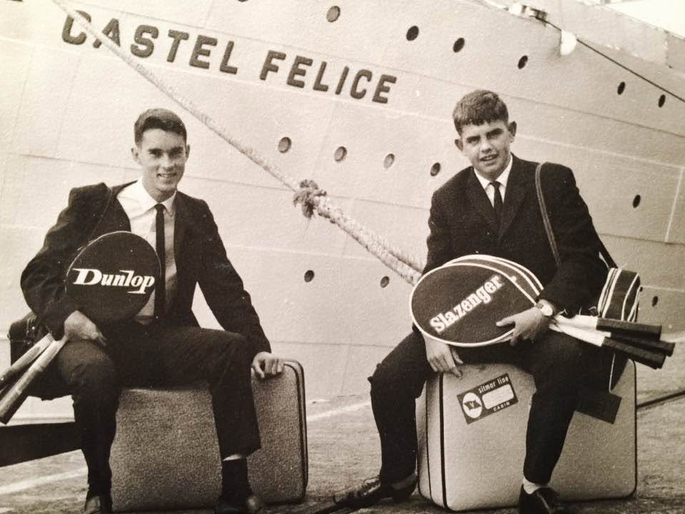 ashleevance's tweet photo. Traveling for tennis was a little different for my old coach back in the day https://t.co/H5PnPHKJcs