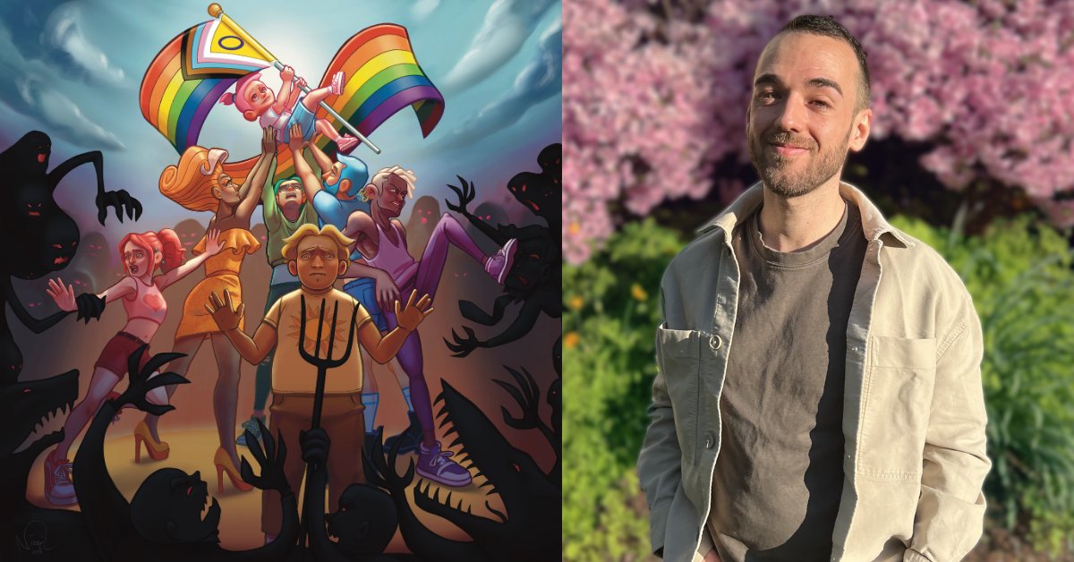 TabletopGaymers's tweet photo. @hecticelectron In the bonus segment, Tabletop Gaymers speaks with digital illustrator Narfil (he/him, @NarfilArt, ) about his June Seasons of Pride artwork, exploring themes of protecting trans youth, community solidarity, and belonging. Learn more at https://t.co/2ysE54pdIj
2/2 https://t.co/aSvPc4uiyb