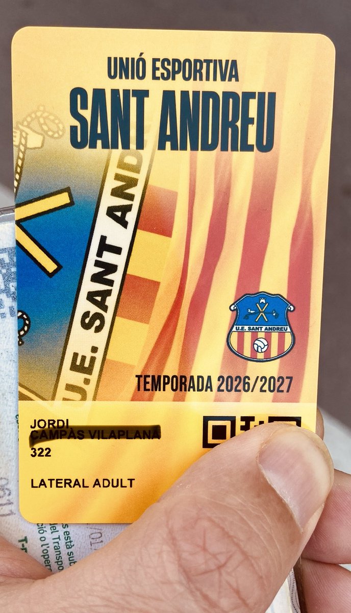 jordikv's tweet photo. Don’t Stop Believe It !! Som-hi @uesantandreu !!!! https://t.co/6umAKH5KCI