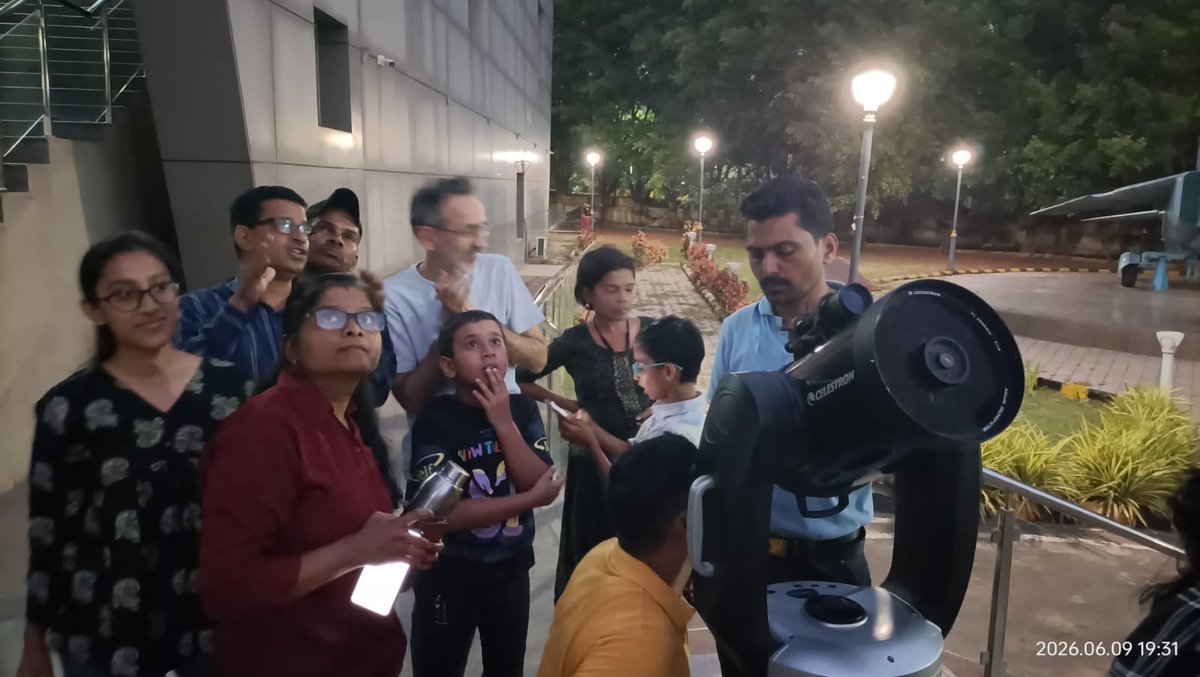 PC_SciencePark's tweet photo. 🔭The Sky Observation Program organized by P C Science Park on 9 June 2026 turned into 𝒂 𝒎𝒆𝒎𝒐𝒓𝒂𝒃𝒍𝒆 𝒂𝒔𝒕𝒓𝒐𝒏𝒐𝒎𝒊𝒄𝒂𝒍 𝒆𝒙𝒑𝒆𝒓𝒊𝒆𝒏𝒄𝒆 𝒇𝒐𝒓 𝒂𝒍𝒍 𝒔𝒌𝒚 𝒆𝒏𝒕𝒉𝒖𝒔𝒊𝒂𝒔𝒕𝒔. https://t.co/BW5OkatOei