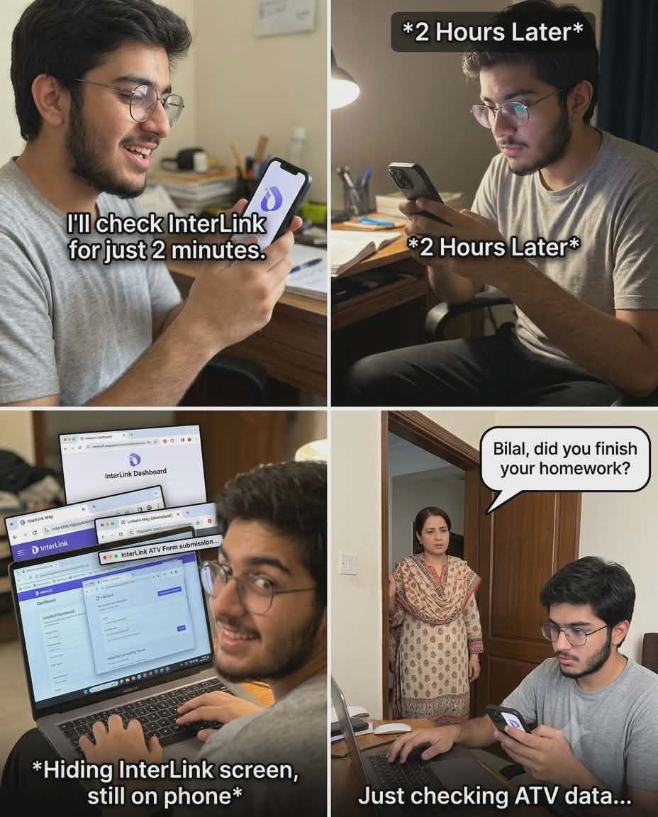 shahidnlashari's tweet photo. Me: "I'll check InterLink for 2 minutes."
Also me 2 hours later... π
One task becomes two.
Two become ten.
And somehow you're still exploring InterLink. π
#InterLink #ITLG #ITL #MemeForInterlink https://t.co/64nQnQXW5v