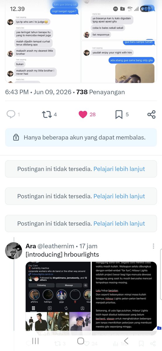 ChanBaekCa's tweet photo. KAK ILANG 3 KAK! T.I.G.A KAK 😀🥲😭😢😨😥😨😢😰😳😷
BAGAIMANA AKU MELANJUTKAN HIDUP IFNFJDJ https://t.co/2Ie5QBuBXb
