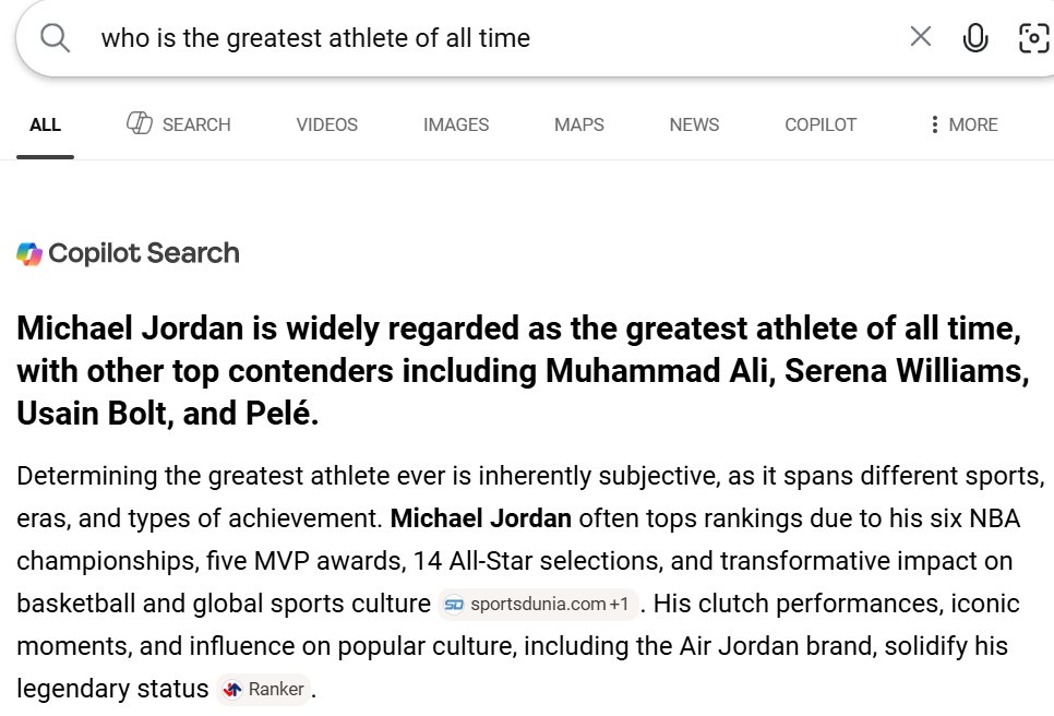 PerfectHalo's tweet photo. @afrodiddi @IconicChriss MJ is the greatest athlete of all time, mostly because he is far superior to anyone else who has ever played his sport. He's widely considered the greatest athlete of all time. https://t.co/TPqMQr9Pah