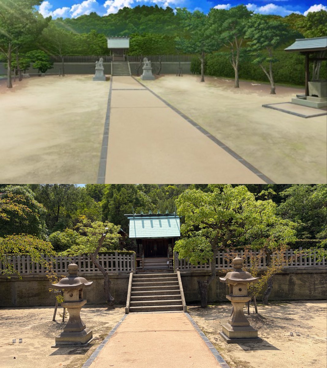 CatKuuma's tweet photo. 最后前往的山神社，我从9点20到达港口，13时30分回到港口其实也花4小时了。下一班船是14时20分。还有时间去山神社一趟，也省下不少时间。不过岛上这个时间都没什么饭店给我吃午饭了。巡礼的半天算结束了
 #サマポケ https://t.co/GeYFJOsKTZ