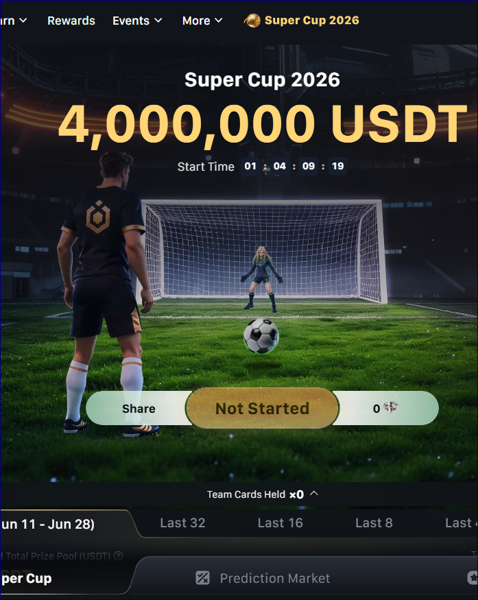 June2012's tweet photo. @ourbit @OurbitPredict @unctiongourbit My prediction: June 11, 2026 at 10:00 UTC 
Only 28 hours left! So excited for Super Cup 2026 ⚽💕 Can't wait to start~ ✨" https://t.co/VcDGwfLG3J