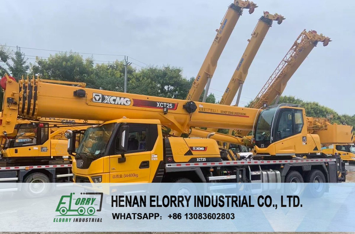 Elorry0901's tweet photo. New Arrival!
Genuine XCMG 25-ton Truck Crane XCT25G5
Ready stock, quantity limited.
Don't miss out!
Whats app：+86 130 8360 2803
Henan Elorry Industrial Co., Ltd https://t.co/faKjq80iVw
