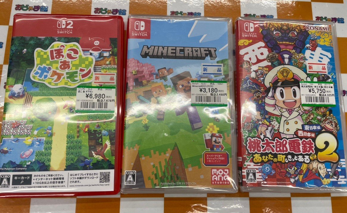 ✨商品情報✨ ＃Switch2 #Switch 『ぽこ あ ポケモン』 『桃太郎電鉄
