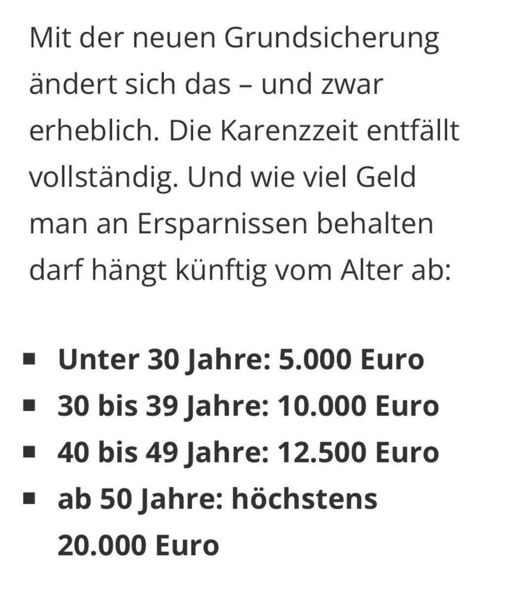 Lars_Invest's tweet photo. Ein Schonvermögen von 20.000 € ab 50 ist ein schlechter Scherz.
Der Staat ist mal wieder auf dem Weg, absolut falsche Signale an diejenigen zu senden, die privat vorsorgen.
Verkonsumierst du das Geld, hast du keine Nachteile. Genauso wie wenn du in einem 250k Eigenheim sitzt.
Schlechtere Anreize kann ein System kaum setzen.