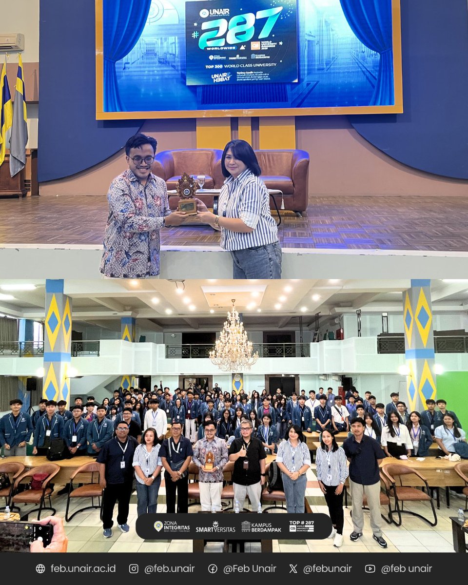 febunair's tweet photo. BEM FEB UNAIR melalui Departemen Hubungan Luar telah sukses menyambut kunjungan dari SMAS Katolik Santo Yoseph Denpasar dalam agenda Welcome Visit 2026!, (9/6/2026). https://t.co/yicTUj0YOf