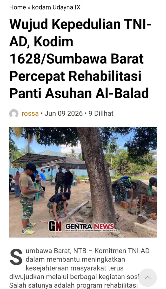 angga_ded's tweet photo. Sejak batas darat sampai pulau paling ujung, TNI menjaga Nusantara tak kenal jarak maupun saat.

Bersatu Dalam Kerja https://t.co/rAC1dx61B5